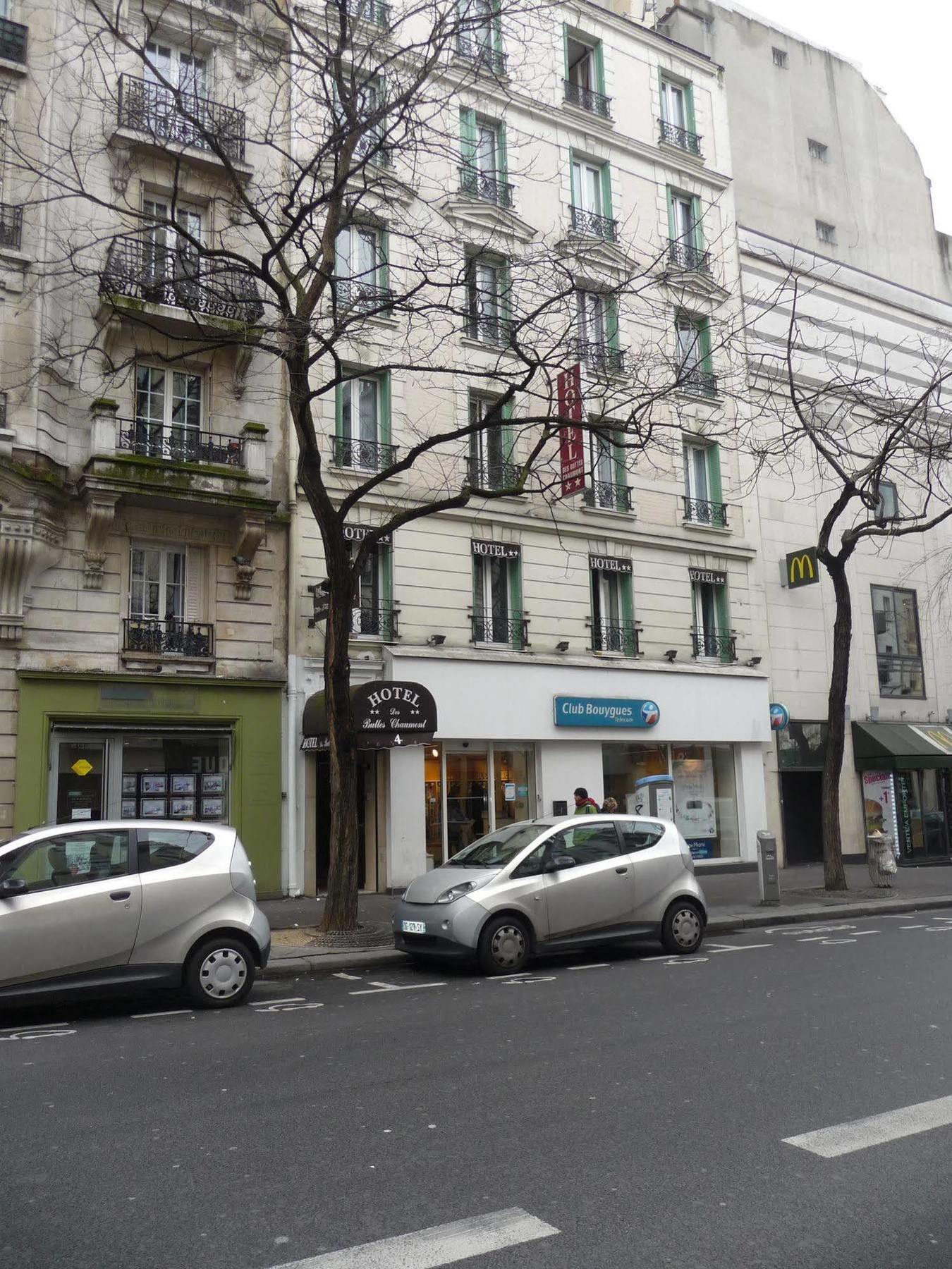 Hotel Des Buttes Chaumont Paris Exterior photo